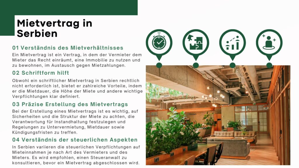Mietvertrag in Serbien