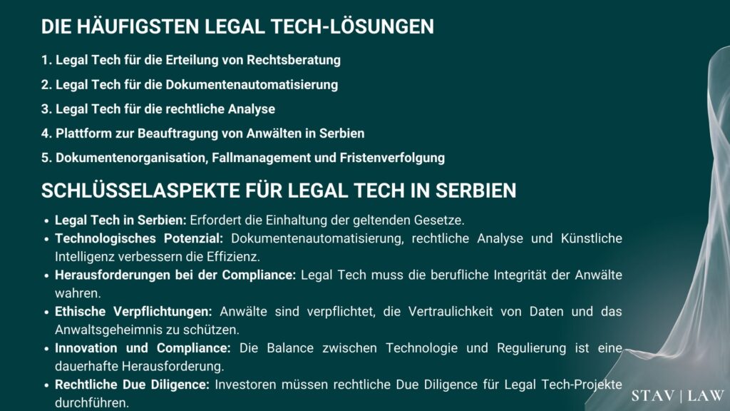 Legal Tech in Serbien