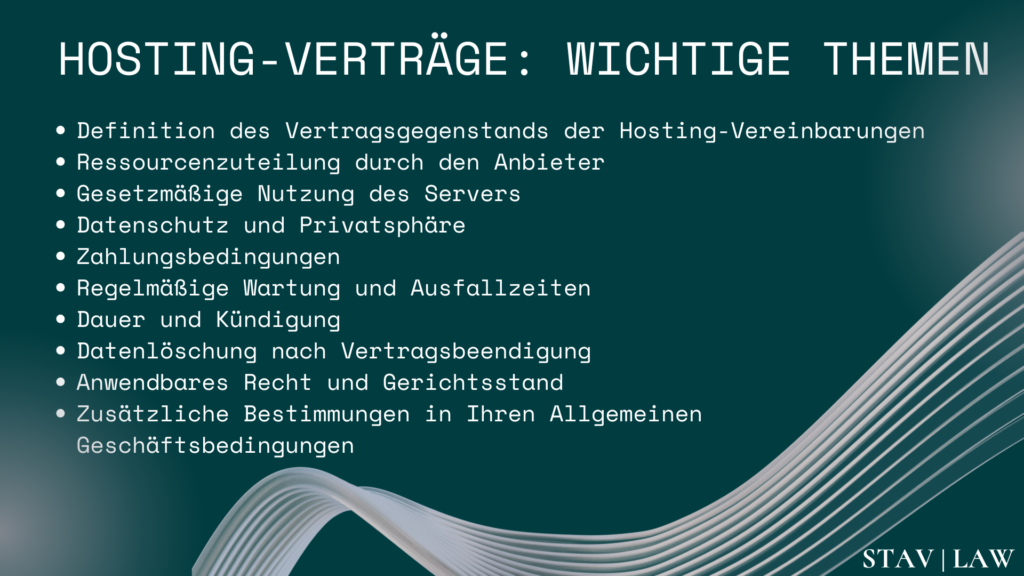 Hosting-Vereinbarungen in Serbien